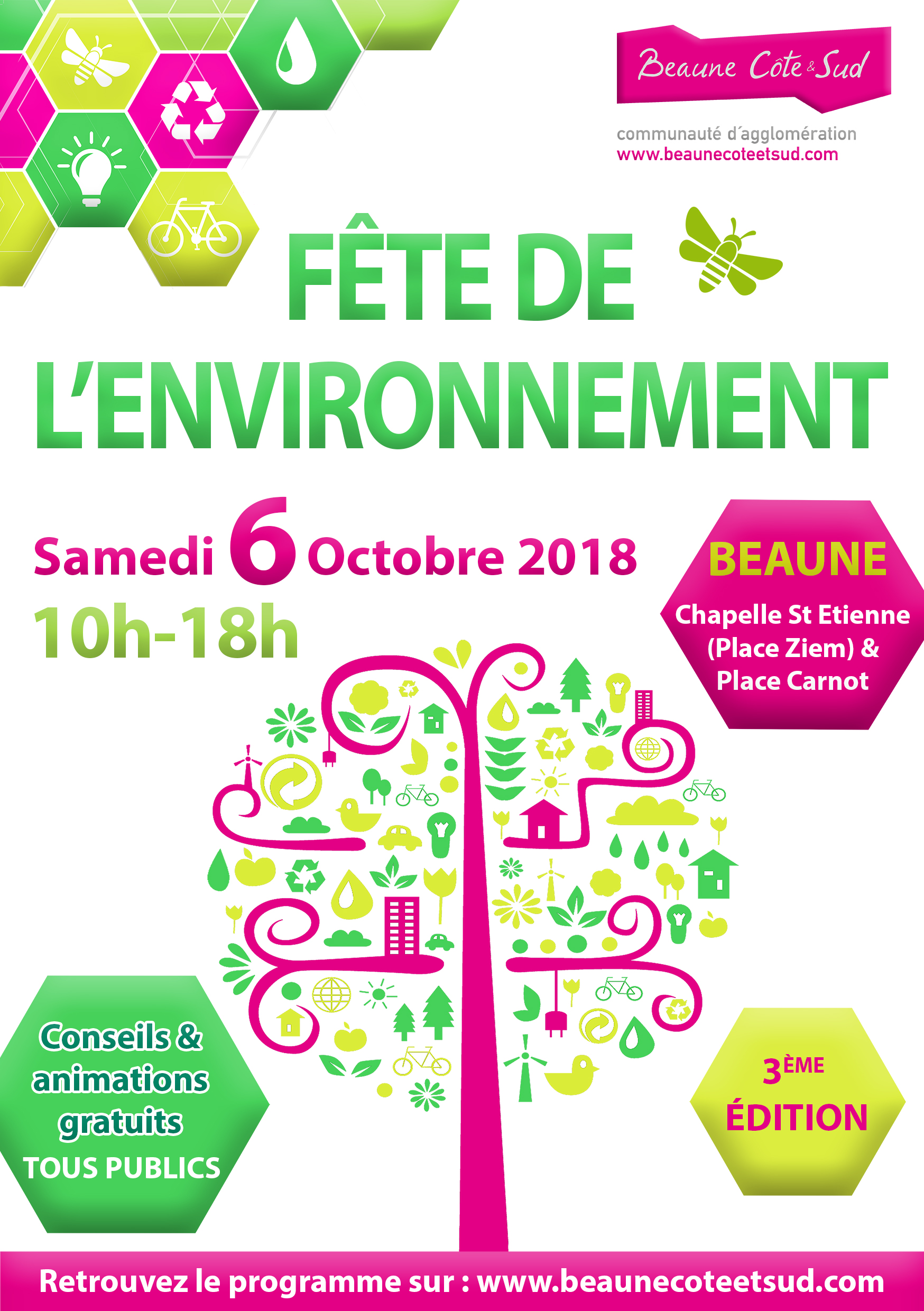 Affiche fête de l'env format A5 (flyer)