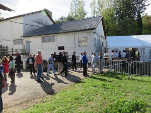 14h45 : Début des visites par groupes