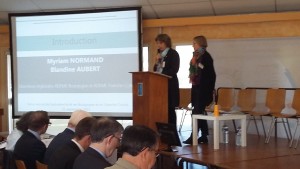 Introduction de la journÃ©e par les directrices de l'ADEME Bourgogne et de l'ADEME Franche-ComtÃ©. Mme NORMAND et Mme AUBERT