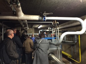 Visite de la chaufferie