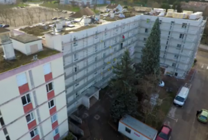 Copropriété vue du ciel